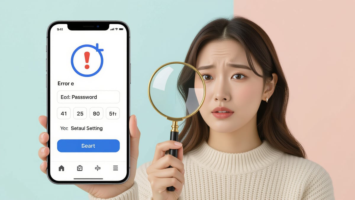 디지털 온누리상품권 오류 해결: 앱 설치, QR결제, 카드 등록 문제 완벽 가이드 6 🔐 비밀번호 및 계정 문제 해결