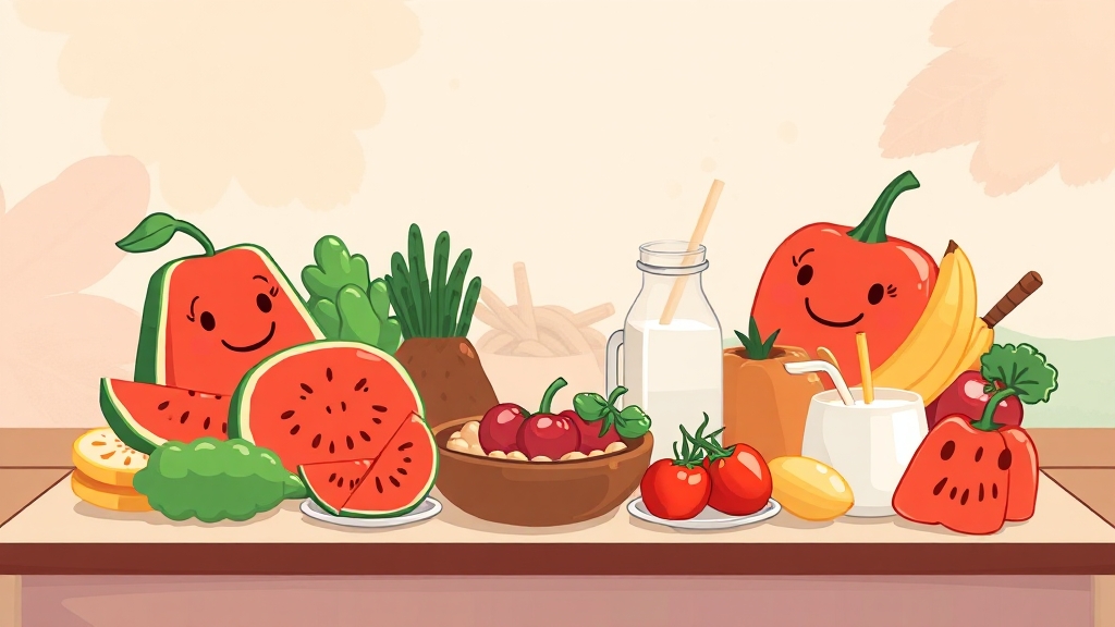 셀리악병 치료, 글루텐 프리 식단 (cartoon 스타일)