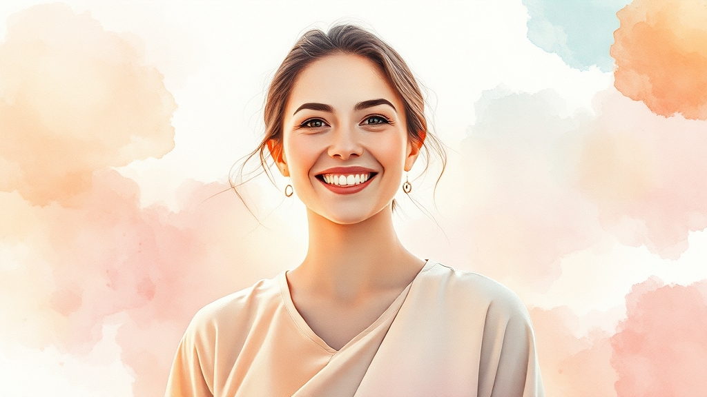 영양제 및 식단 관리 (watercolor 스타일)