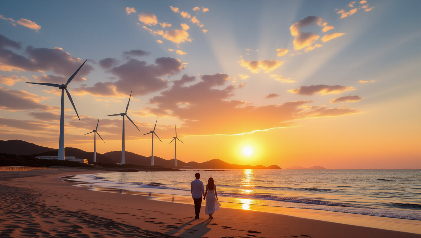 자은도 외기해변: 맨발투어 코스, 일몰 명소, 섬 캠핑 완벽 가이드 4 🌅 일몰 명소 & 인생샷 포인트