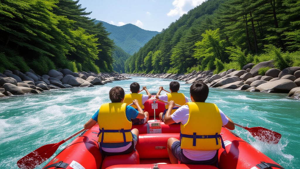 한탄강 물윗길 완전정복: 겨울 트레킹 코스, 개장 정보, 래프팅 A to Z 7 🚣♀️ 한탄강 래프팅 및 짜릿한 액티비티 정보