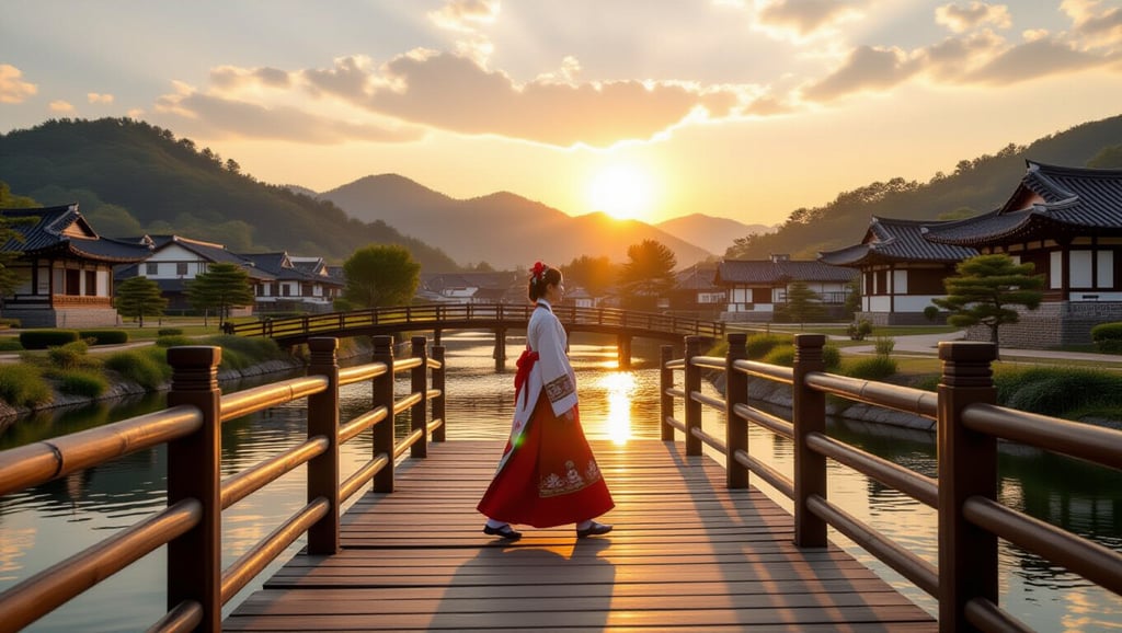 영주 무섬마을: 외나무다리, 고택, 둘레길…역사와 아름다움을 거닐다 3 🌉 무섬 외나무다리, 삶을 잇는 역사