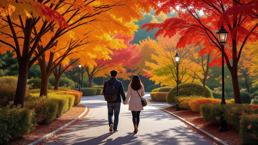 🍁 화담숲 단풍, 언제 가장 예쁠까요?