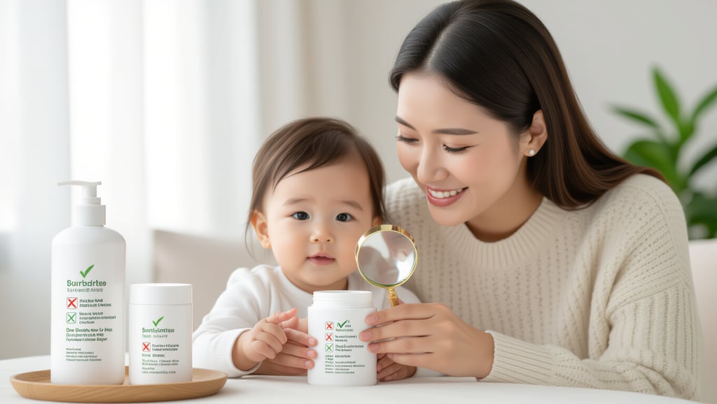 아기 로션, 유해 성분 7가지 피하고 안전하게 고르는 법 3 ⚠️ 흔한 유해 성분, 어떤 위험이 있나요?