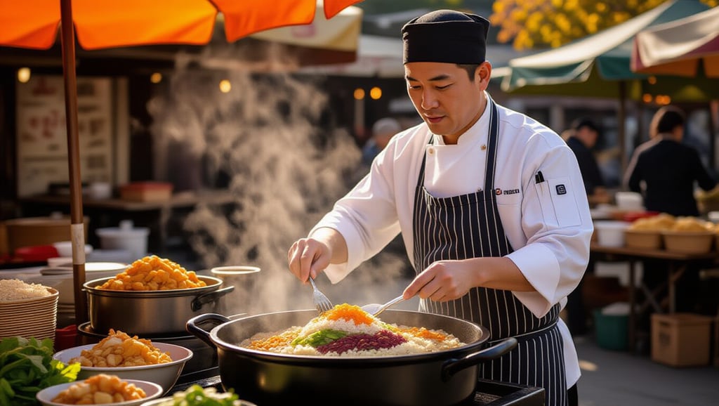 🍚 오감을 만족시키는 축제 먹거리 & 장터