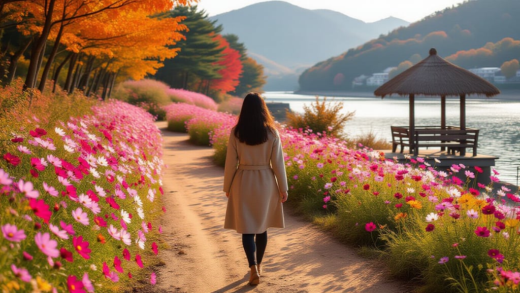 팔당 물안개공원 완벽 가이드: 코스모스, 포토존, 드라이브 꿀팁 3 🌸 가을, 코스모스 꽃길 산책