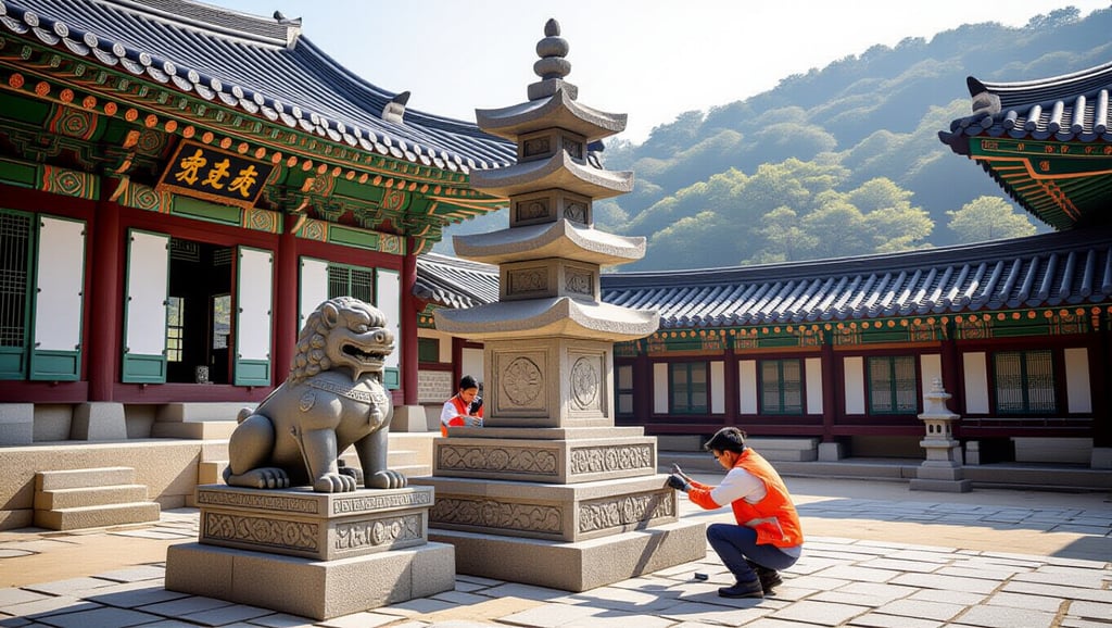 구례 화엄사 사사자 삼층석탑: 신라 예술 정수와 숨겨진 이야기 6 🛠️ 보존 및 복원 과정