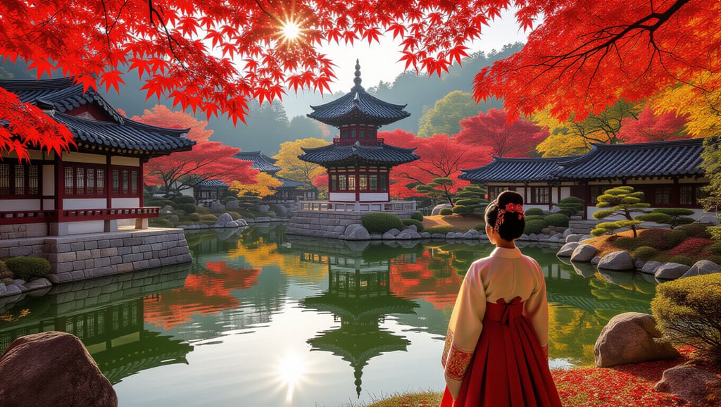 🍂 가을 단풍, 삼성궁의 절정