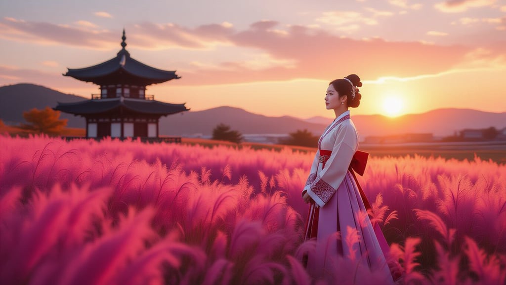 🌸 첨성대 사계절 꽃구경