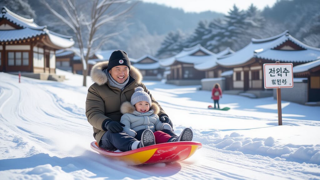 한국민속촌 눈썰매장 완벽 가이드: 코스, 요금, 주차, 꿀팁 총정리 4 ⏰ 운영 시간 및 안전 수칙 필독