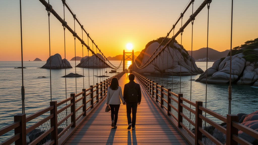 울산 대왕암공원 출렁다리 완벽 가이드: 코스, 주차, 꿀팁 4 📜 천년의 전설: 출렁다리에서 만나는 특별한 경험