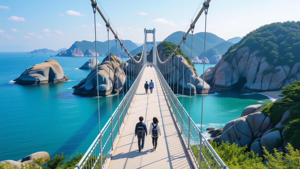 울산 대왕암공원 출렁다리 완벽 가이드: 코스, 주차, 꿀팁 5 🗺️ 대왕암공원 추천 코스: 출렁다리부터 등대까지