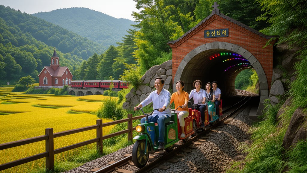 정선 레일바이크 완벽 가이드: 코스, 예약부터 맛집까지 3 🏞️ 정선 레일바이크 코스 완벽 분석