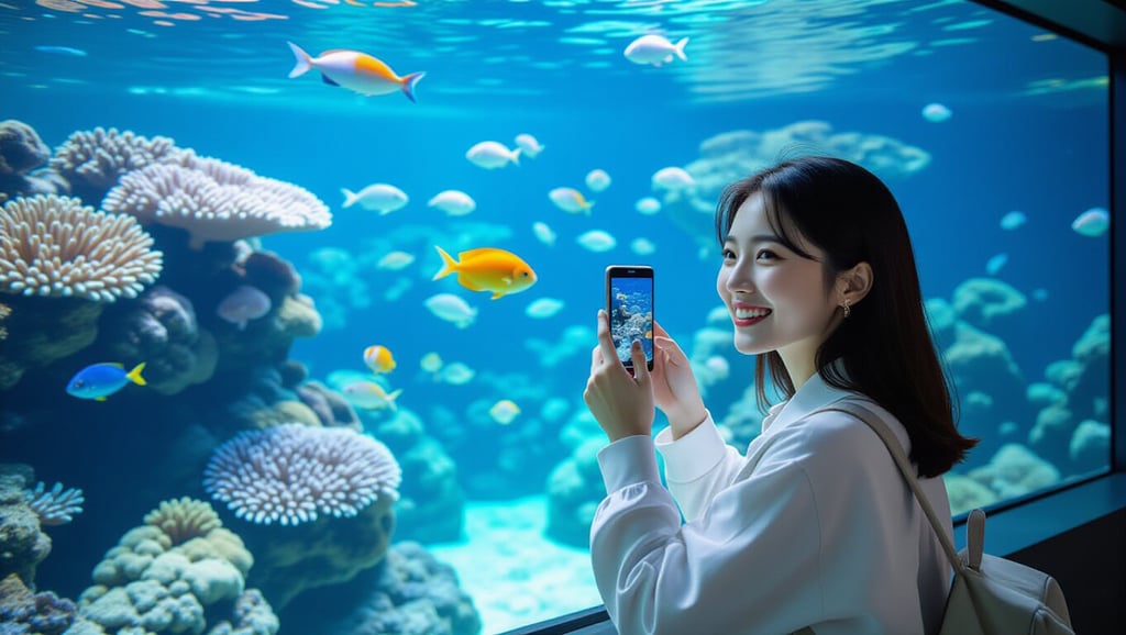 오키나와 츄라우미 수족관 최저가 입장권부터 핵심 관람 팁까지 3 🗺️ 츄라우미 수족관, 놓치지 말아야 할 핵심 관람 코스