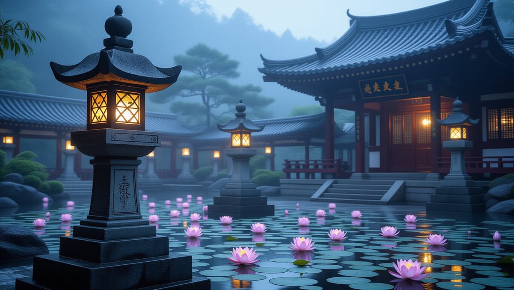 장흥 보림사 국보 44호: 삼층석탑과 석등의 모든 것 3 ✨ 석등: 빛으로 전하는 불교 예술의 미학