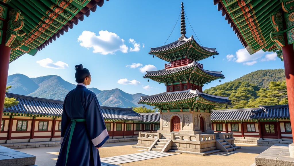 장흥 보림사 국보 44호: 삼층석탑과 석등의 모든 것 2 📜 삼층석탑: 통일신라 석조 기술의 정수