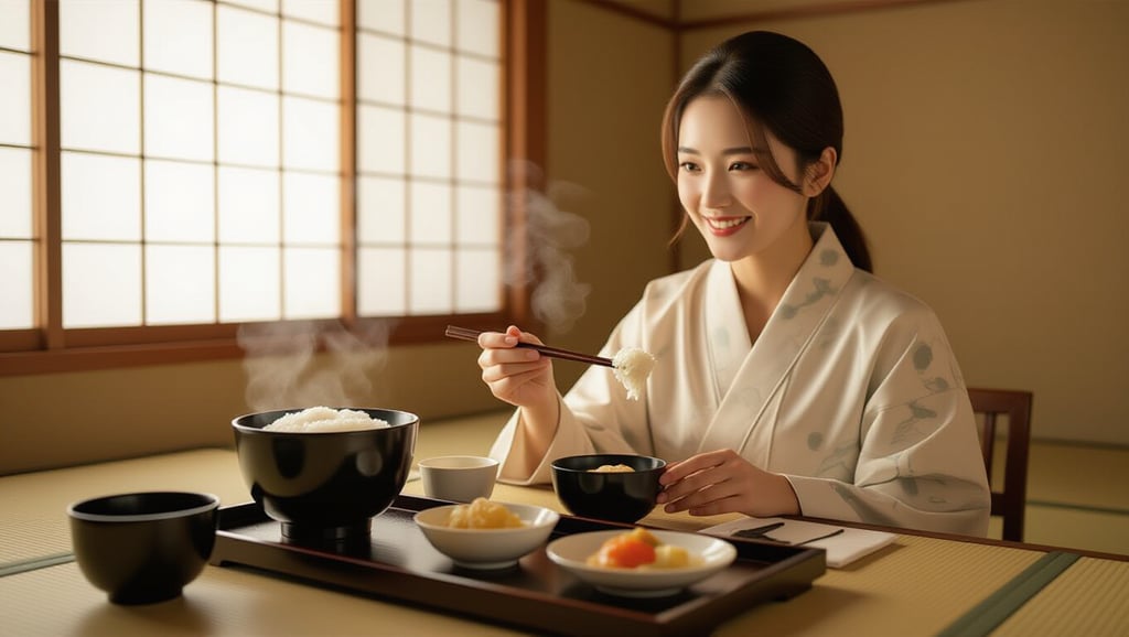 유후인 료칸 고토노카신: 가족/커플 가성비 숙소 완벽 분석 6 🍽️ 고토노카신에서의 식사: 가이세키와 조식