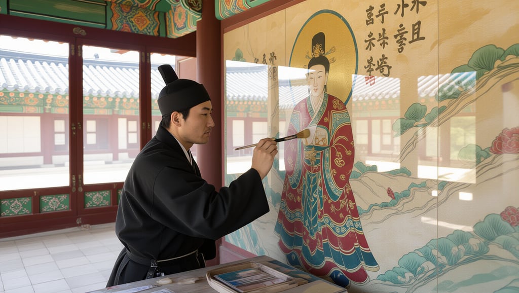 🎨 조사당 벽화의 제작 기법과 보존 상태