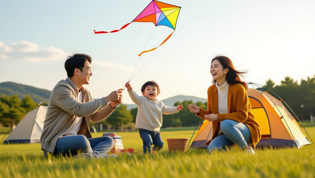 👨‍👩‍👧‍👦 가족 캠핑을 위한 편리한 부대시설