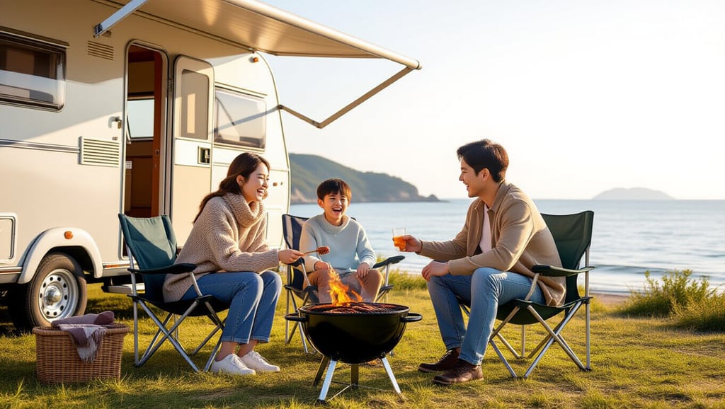 🌟 명당 카라반 선택 & 준비물 팁