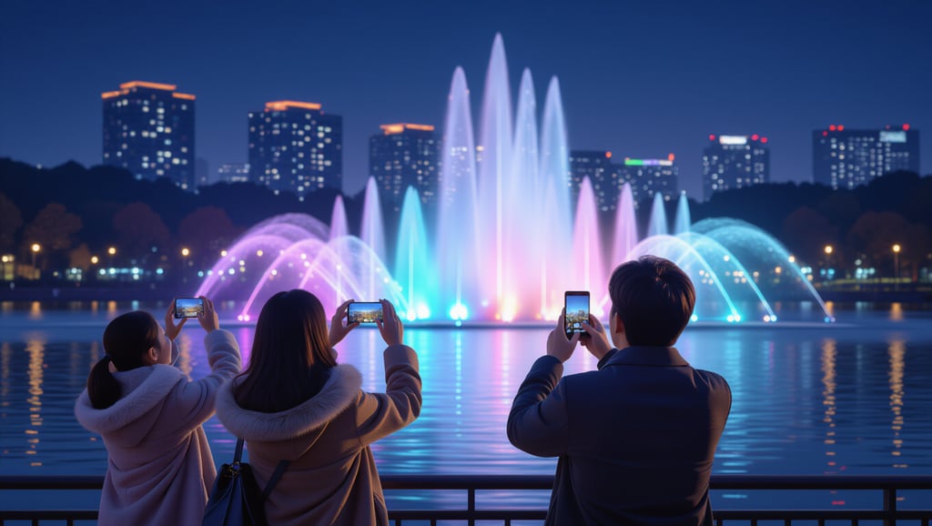 위례호수공원 분수쇼 시간표, 명당, 야경 완벽 가이드 5 📸 위례호수공원 분수쇼 명당 & 꿀팁 대방출