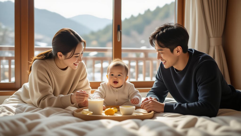 평창 한화리조트 가족여행 완벽 가이드: 할인, 조식, 아기 동반 꿀팁 3 👶 아기 동반 가족을 위한 평창 한화리조트 객실 가이드