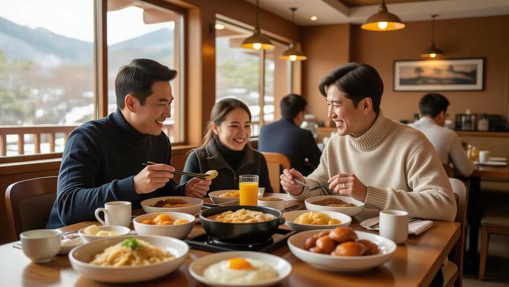 평창 한화리조트 가족여행 완벽 가이드: 할인, 조식, 아기 동반 꿀팁 4 🍽️ 평창 한화리조트 조식 뷔페 '한상' 완전 정복