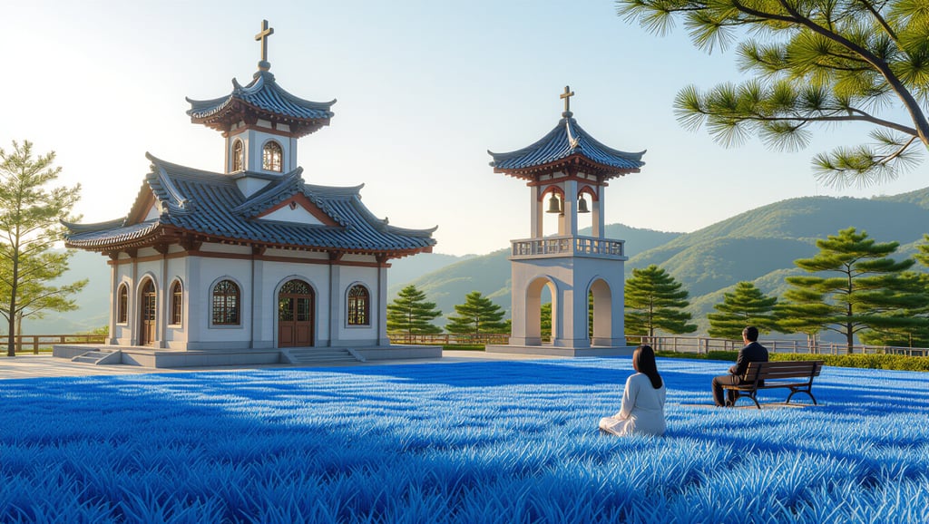 당진 신리성지 완벽 가이드: 역사, 건축, 순례길 핵심 정보 3 ⛪️ 이국적인 건축미와 주요 시설 둘러보기