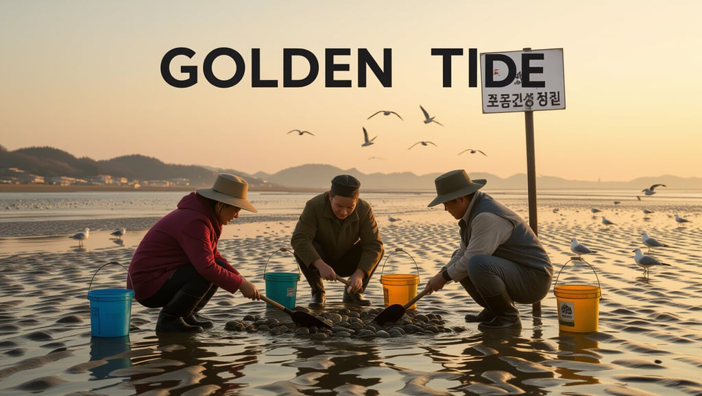 💡 낚시, 갯벌 체험, 해루질을 위한 최적의 황금 물때 시간대 분석